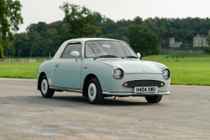 SOLD for $53,066 for the mighty Nissan Figaro, another of our great target Investment cars, UP 57%.