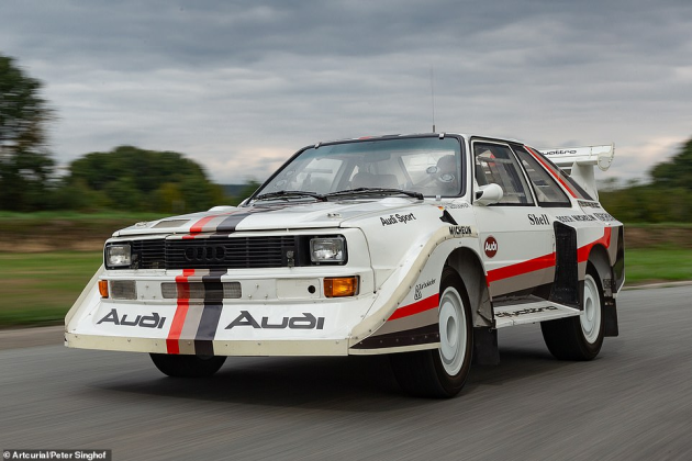 SOLD !. $3.2 Million for this Audi Quattro Group B Car