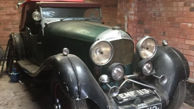 SOLD for $833,000 (£450,000). This rusty Bentley shows how strong the Classic Car Industry is.