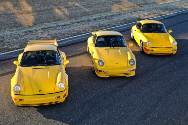 10 yellow Porsche's up for grabs as part of Jan Koum's collection