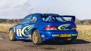 SOLD for over AU$1 Million. The Richard Burns WRX WRC car sells for $1,130,000.